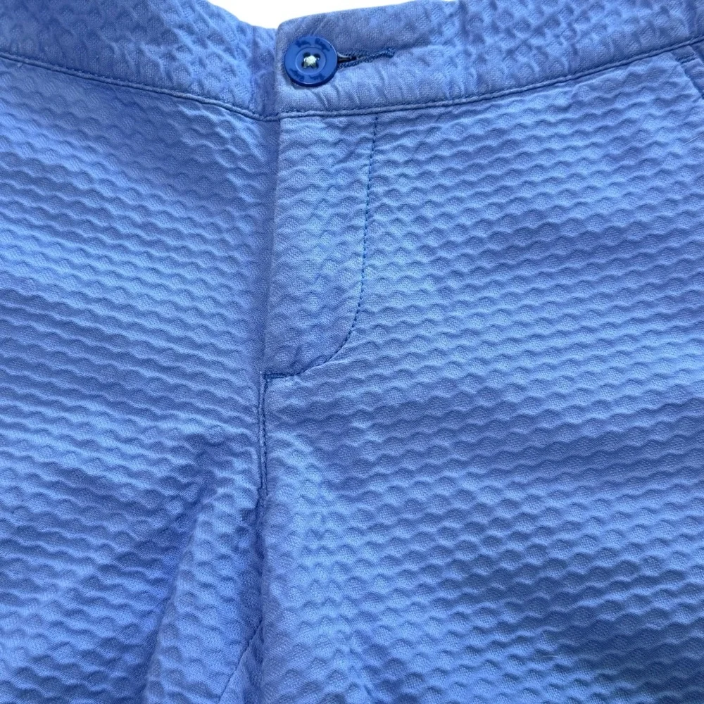 Lilly Pulitzer The Buttercup Short Size 0 Periwinkle Scallop Edge 4 Inch Inseam - Picture 4 of 5